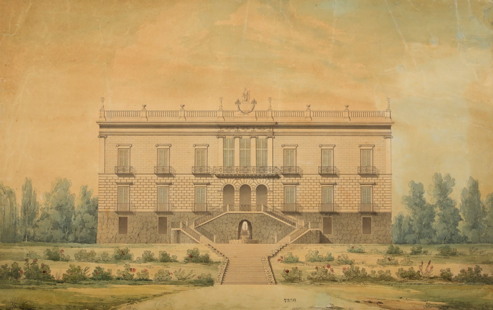 La Villa Floridiana nel Gabinetto disegni e stampe del Museo di San Martino. I progetti di Antonio Niccolini